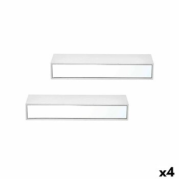 Hyllor Trä MDF 2 Delar Speglar Set (4 antal)