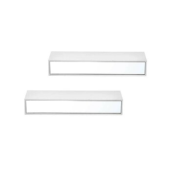 Hyllor Trä MDF 2 Delar Speglar Set (4 antal)