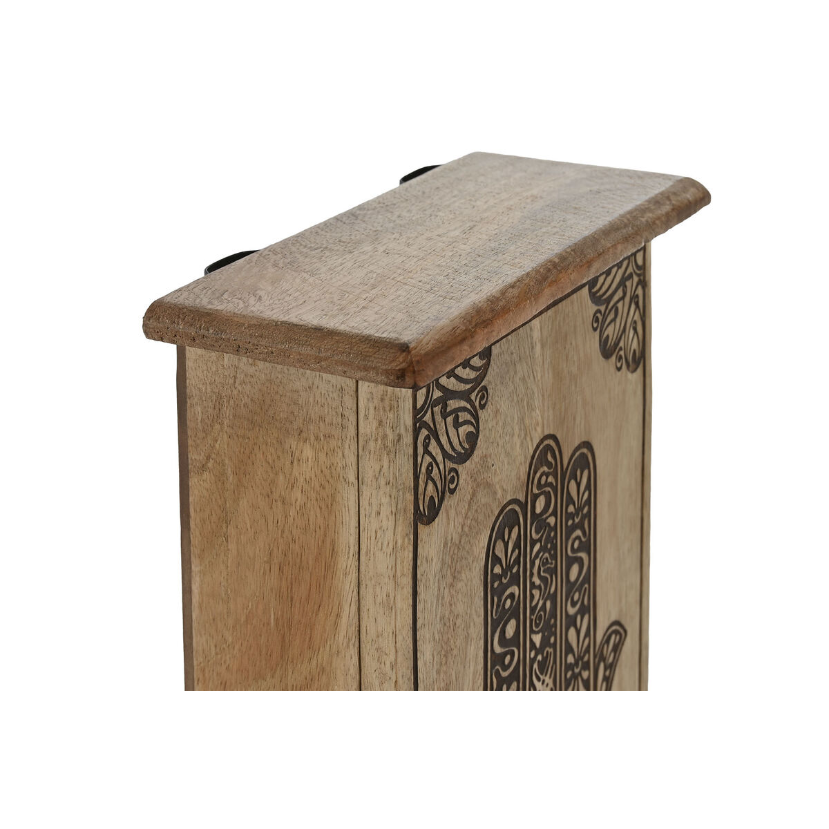 Nyckelskåp Home ESPRIT Naturell 18 x 7,5 x 28 cm - 2