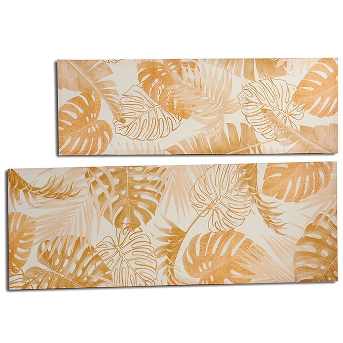 Kanvas Gift Decor Gyllene Löv av en växt 135 x 45 x 1,5 cm (6 antal) - 5
