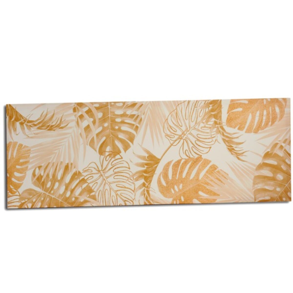 Kanvas Gift Decor Gyllene Löv av en växt 135 x 45 x 1,5 cm (6 antal) - 6