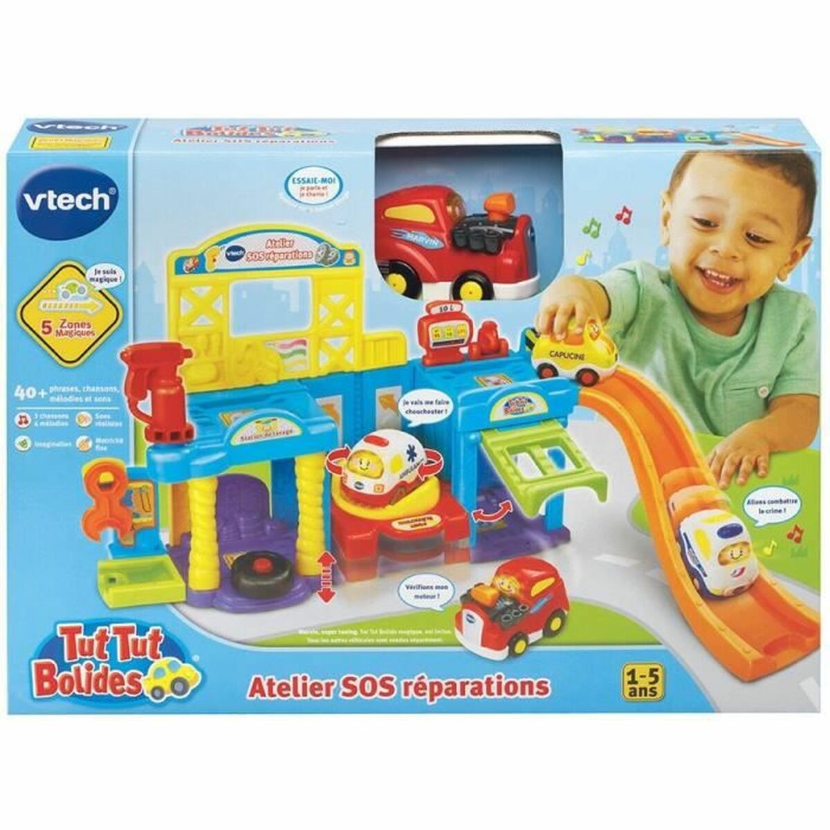 Playset Vtech TUT TUT BOLIDES Workshop Sos Reparations - 2
