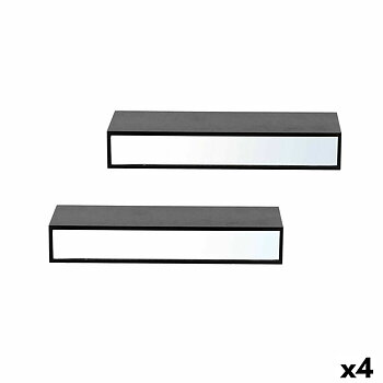 Hyllor Trä MDF 2 Delar Speglar Set (4 antal)