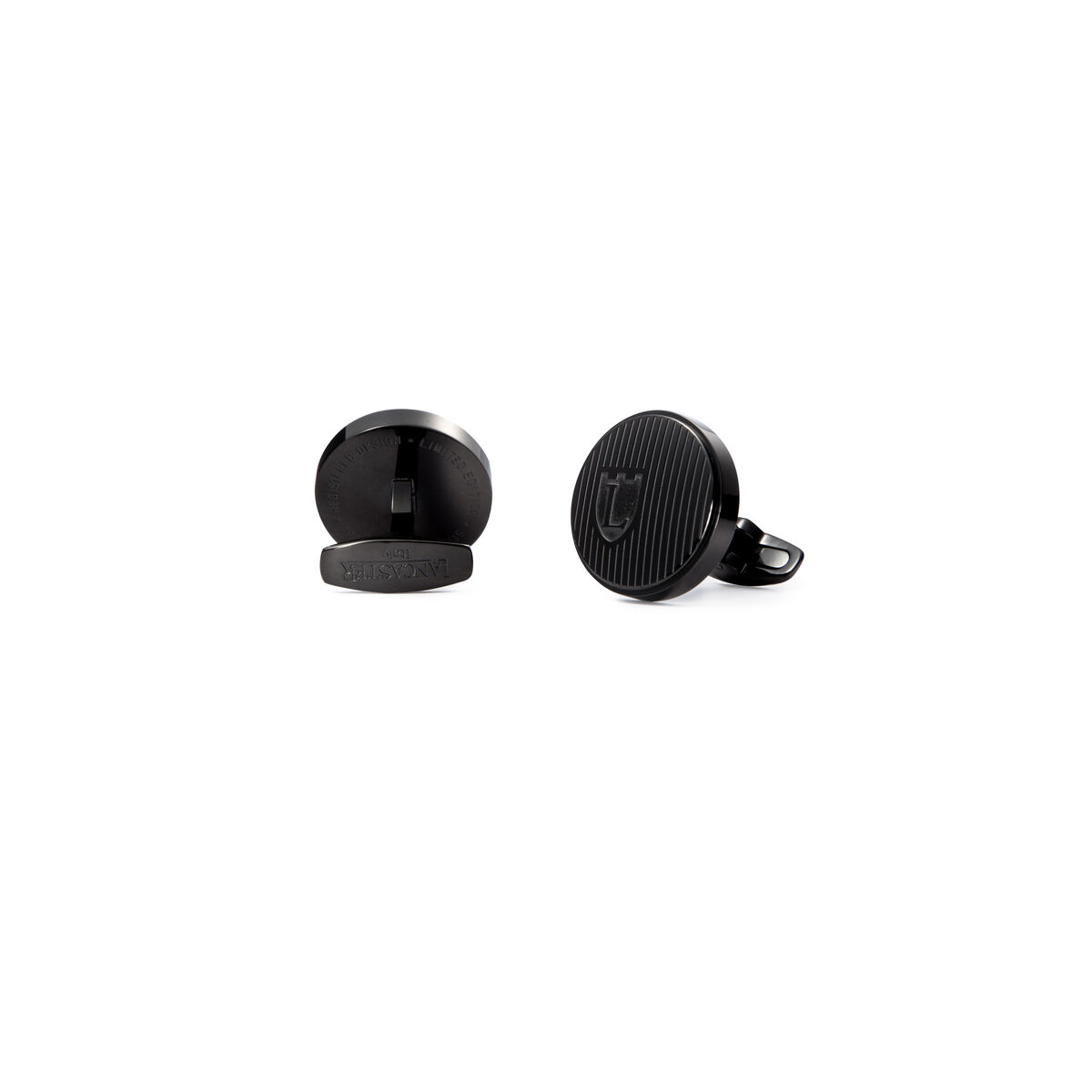 Manschettknappar Lancaster GLA004A-BK 2 cm