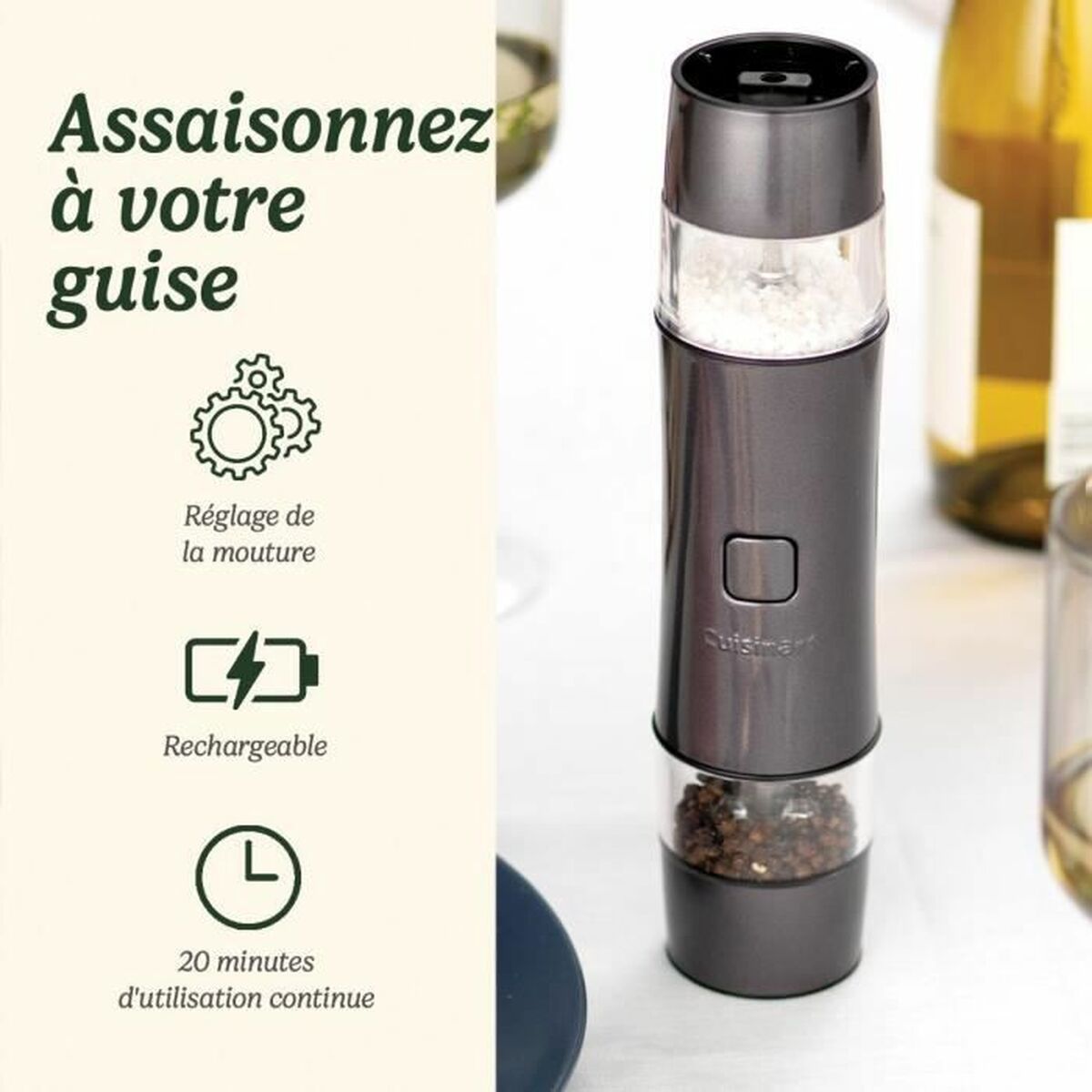 Kryddkvarn Cuisinart SG6BE Blå Elektrisk - 2