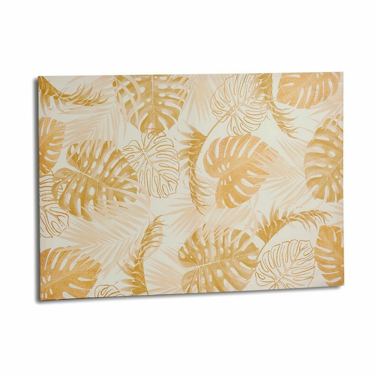 Kanvas Gift Decor Gyllene Löv av en växt 120 x 80 x 2,5 cm (4 antal) - 5