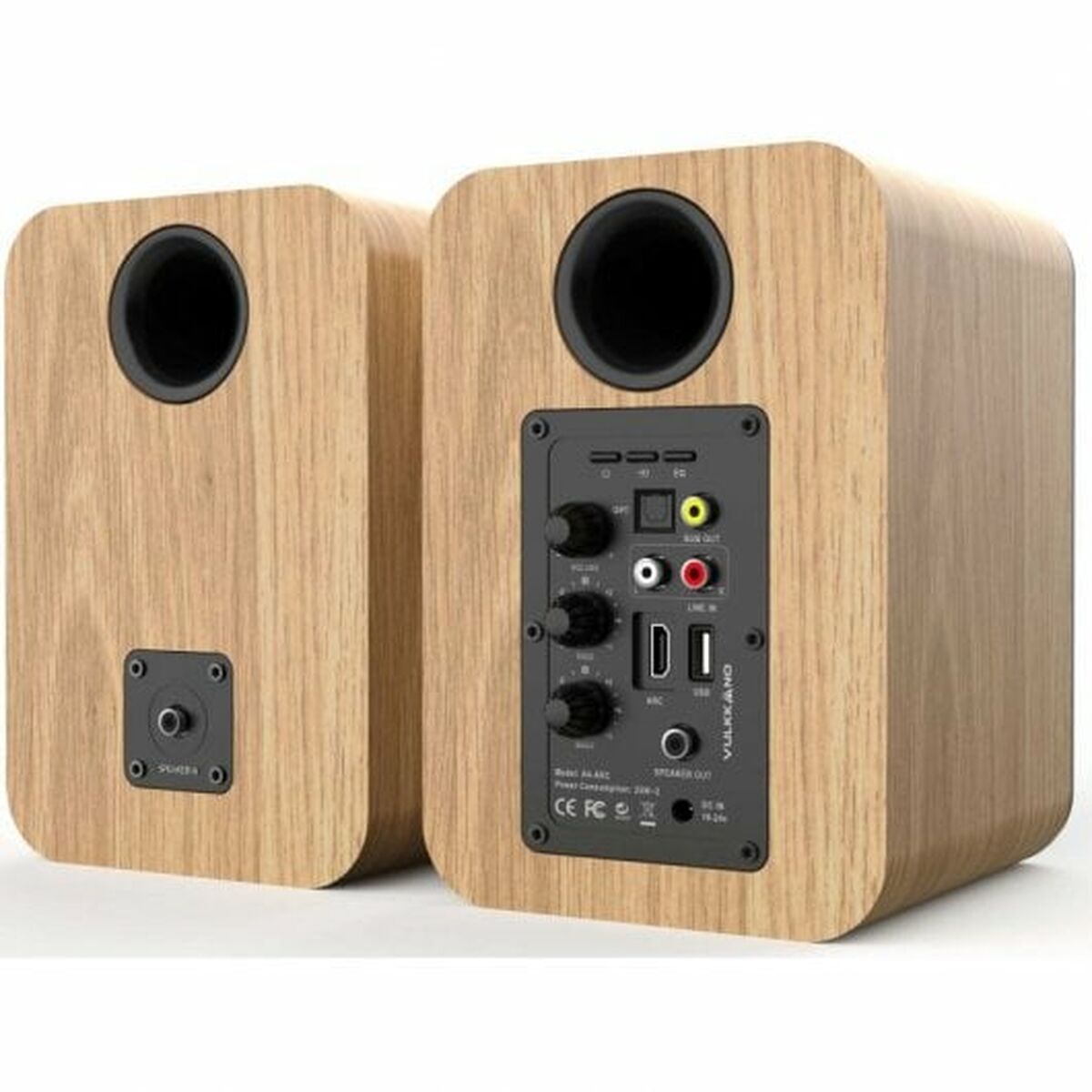 Bluetooth Högtalare Vulkkano A4 ARC Brun 50 W - 3