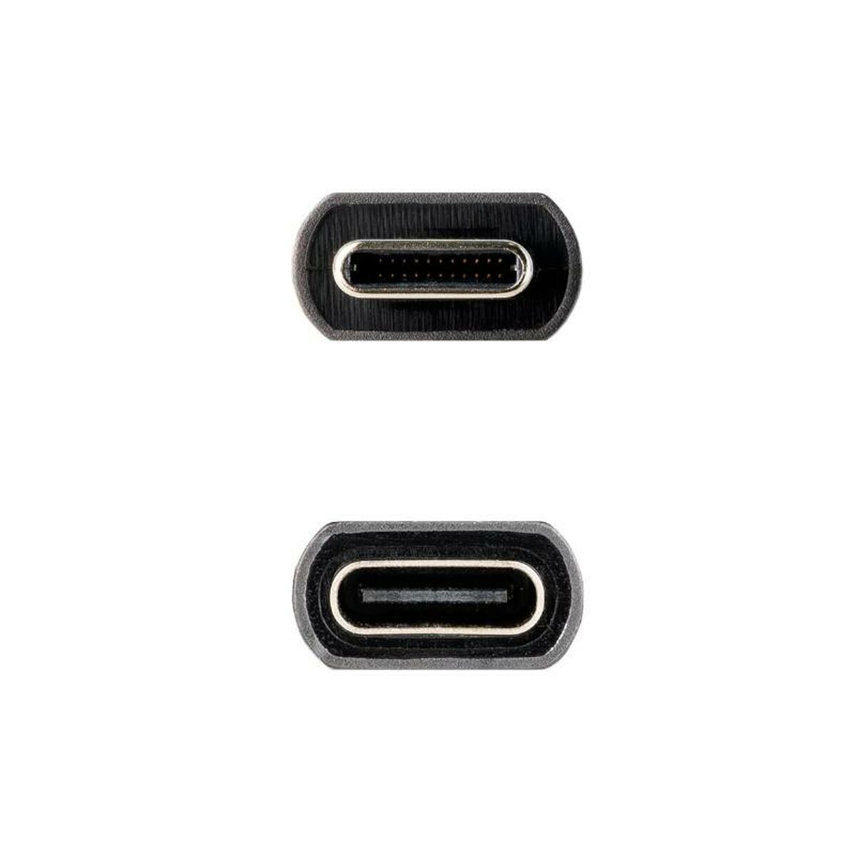 USB-C-kabel NANOCABLE 10.01.4402 Svart 2 m (1 antal) - 3