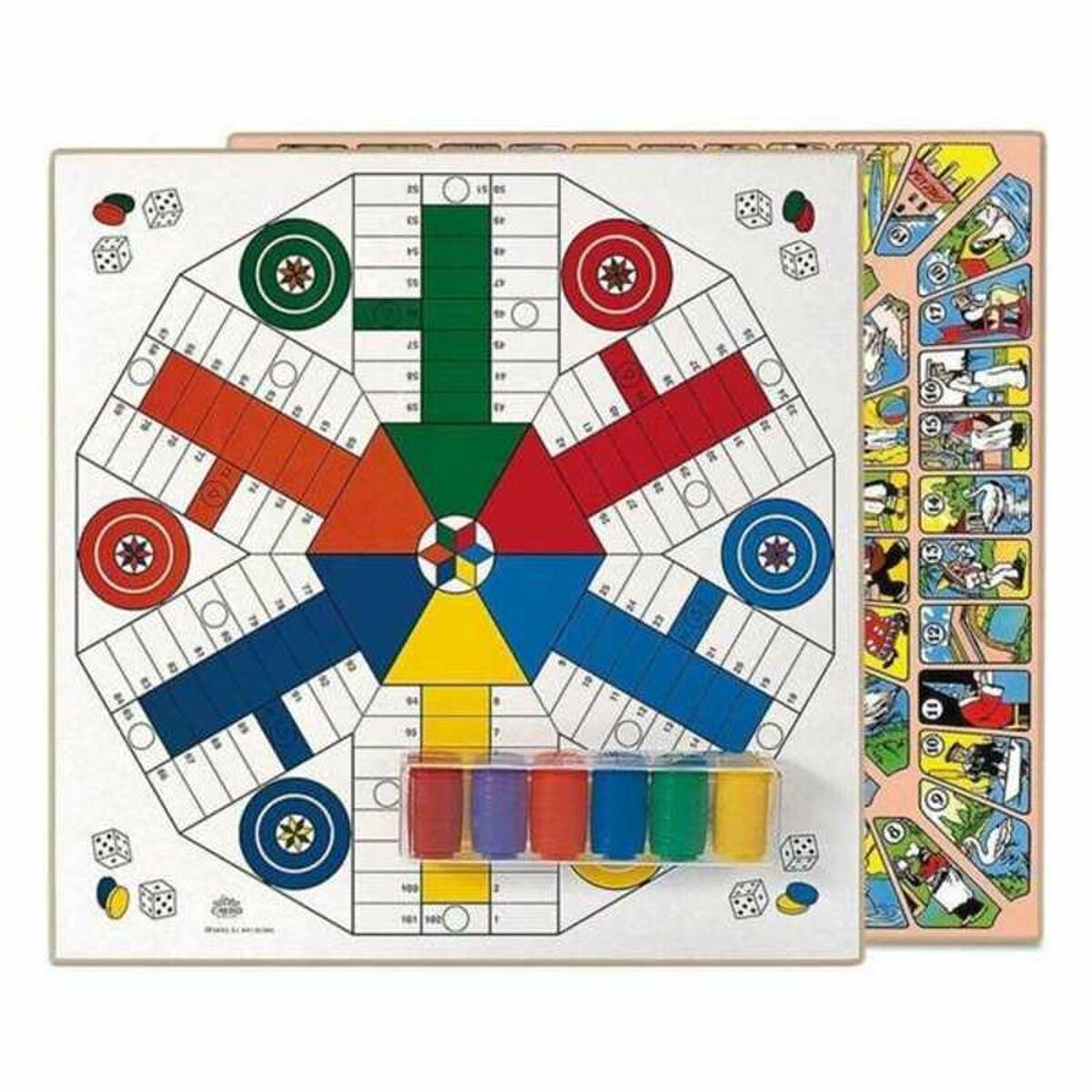 Parchís och Oca Board Cayro T-138/6/A 40 x 40 cm - 4