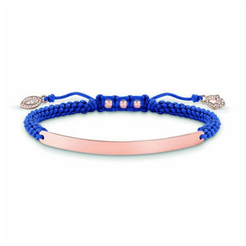 Damarmband Thomas Sabo LBA0068-898-1 Blå Roséguld Silver - 2