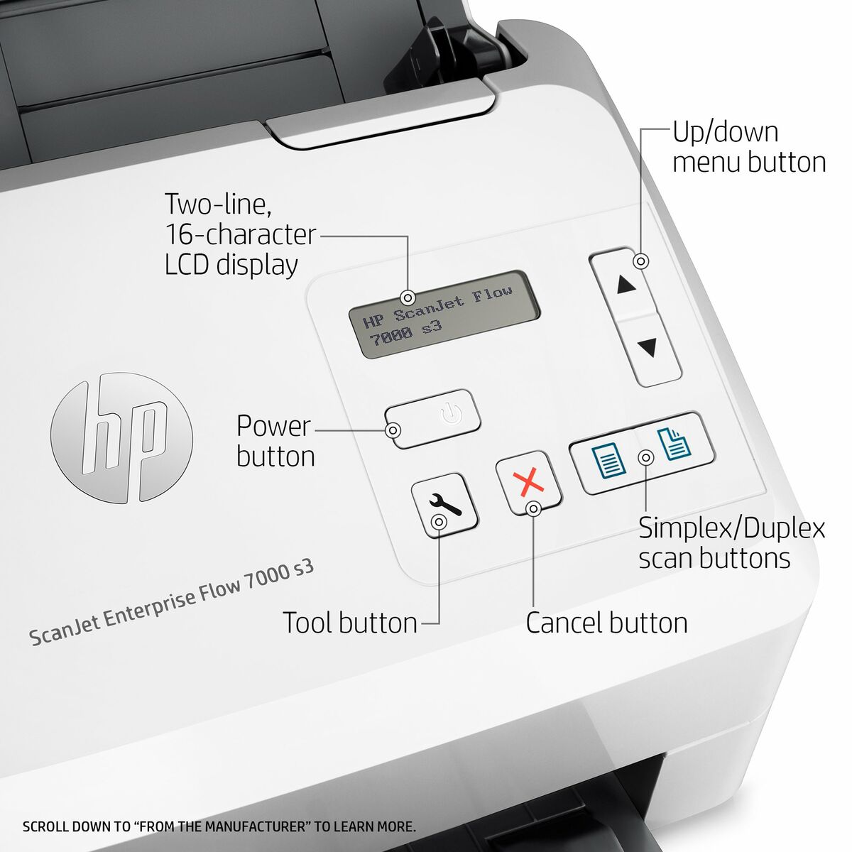 Skanner HP ScanJet Enterprise Flow 7000 S3 75 ppm - 3