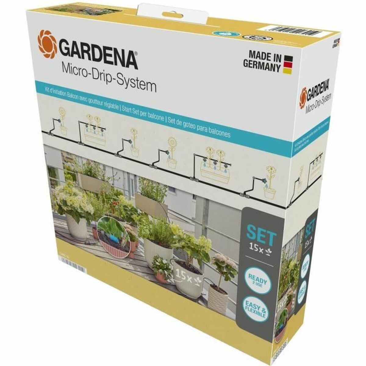Droppbevattningssystem Gardena