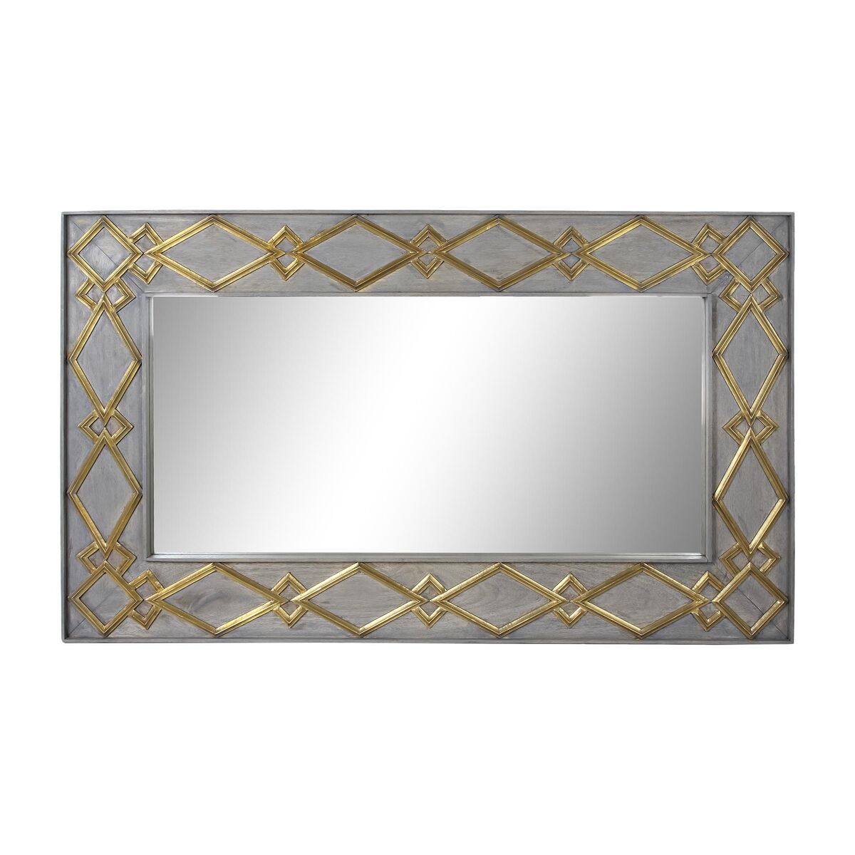 Väggspegel DKD Home Decor Grå Gyllene Modern 154 x 5 x 92 cm - 4
