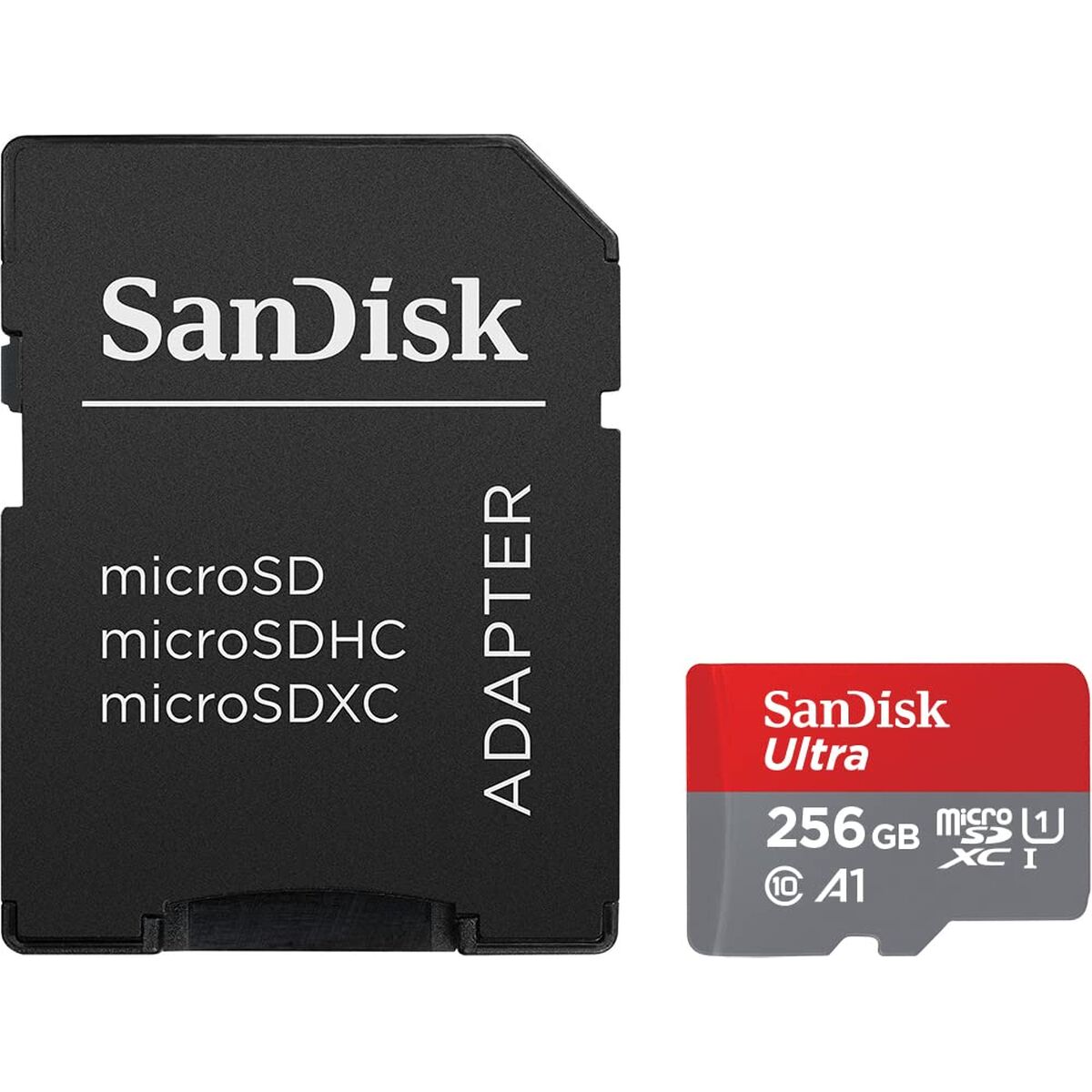 Micro-SD Minneskort med Adapter Western Digital SDSQUAC-256G-GN6MA - 2