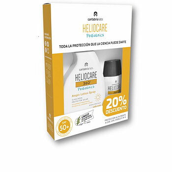Ansiktssolkräm Heliocare Pediatrics Protector Solar Pistola Lote 2 Delar