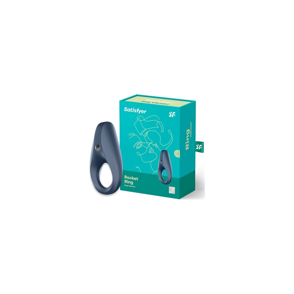 Vibrerande Penisring Satisfyer Rocket Ring Blå - 2