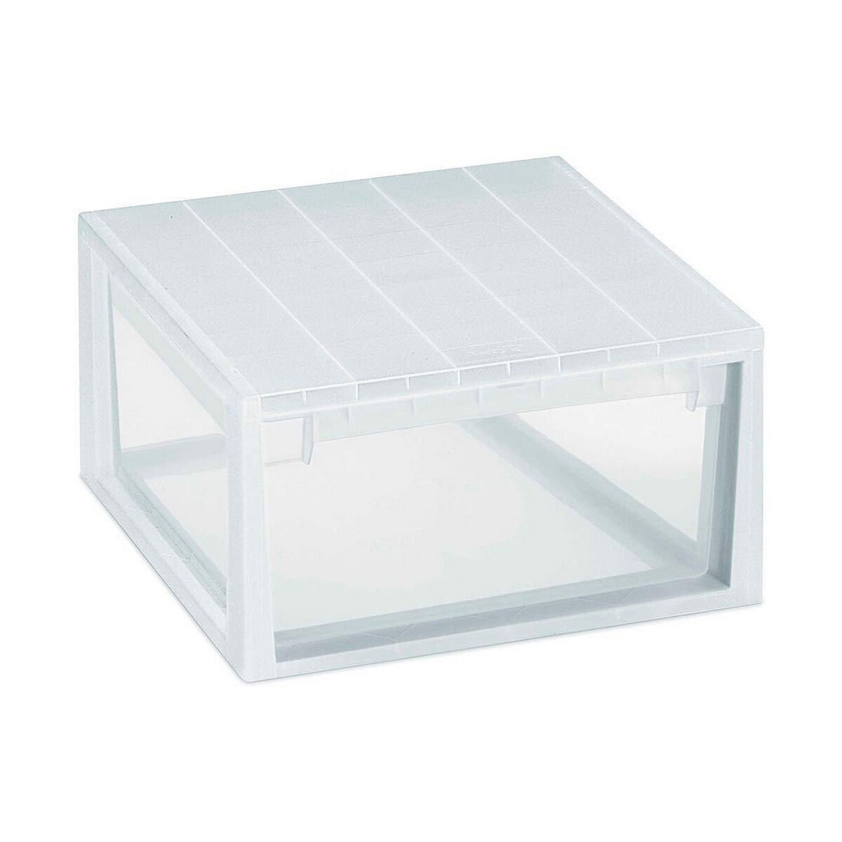 Byrå Terry LightDrawer L Flera användningsområden Vit Transparent polypropen Plast 39,6 x 39 x 21,3 cm