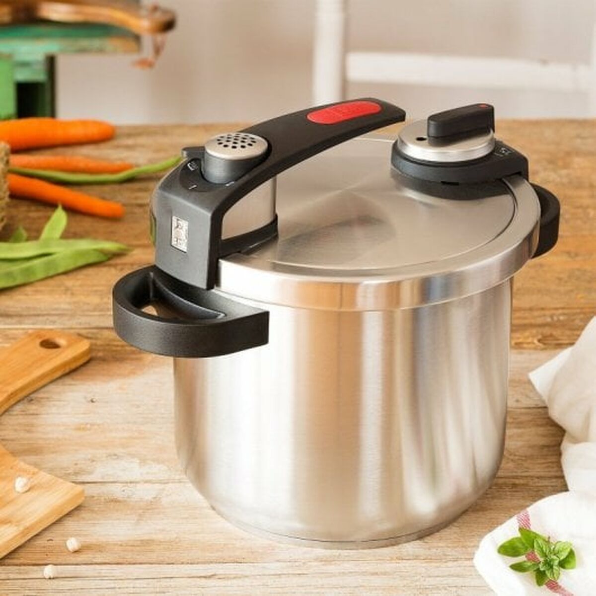 Tryckkokare BRA A185502 7 L Rostfritt stål Bakelit - 2