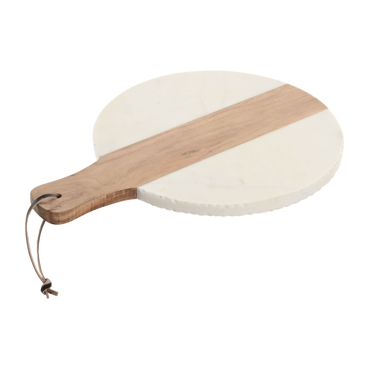 Skärbräda Home ESPRIT Vit Naturell 30 x 40 x 2 cm 41 X 31 X 2 CM