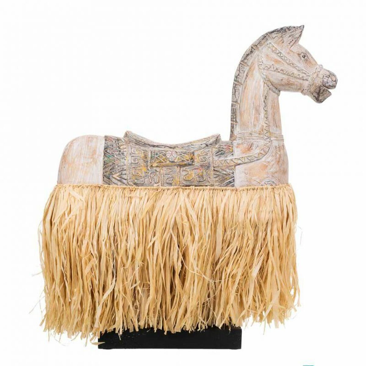 Prydnadsfigur Alexandra House Living Häst 58 x 17 x 44 cm - 2