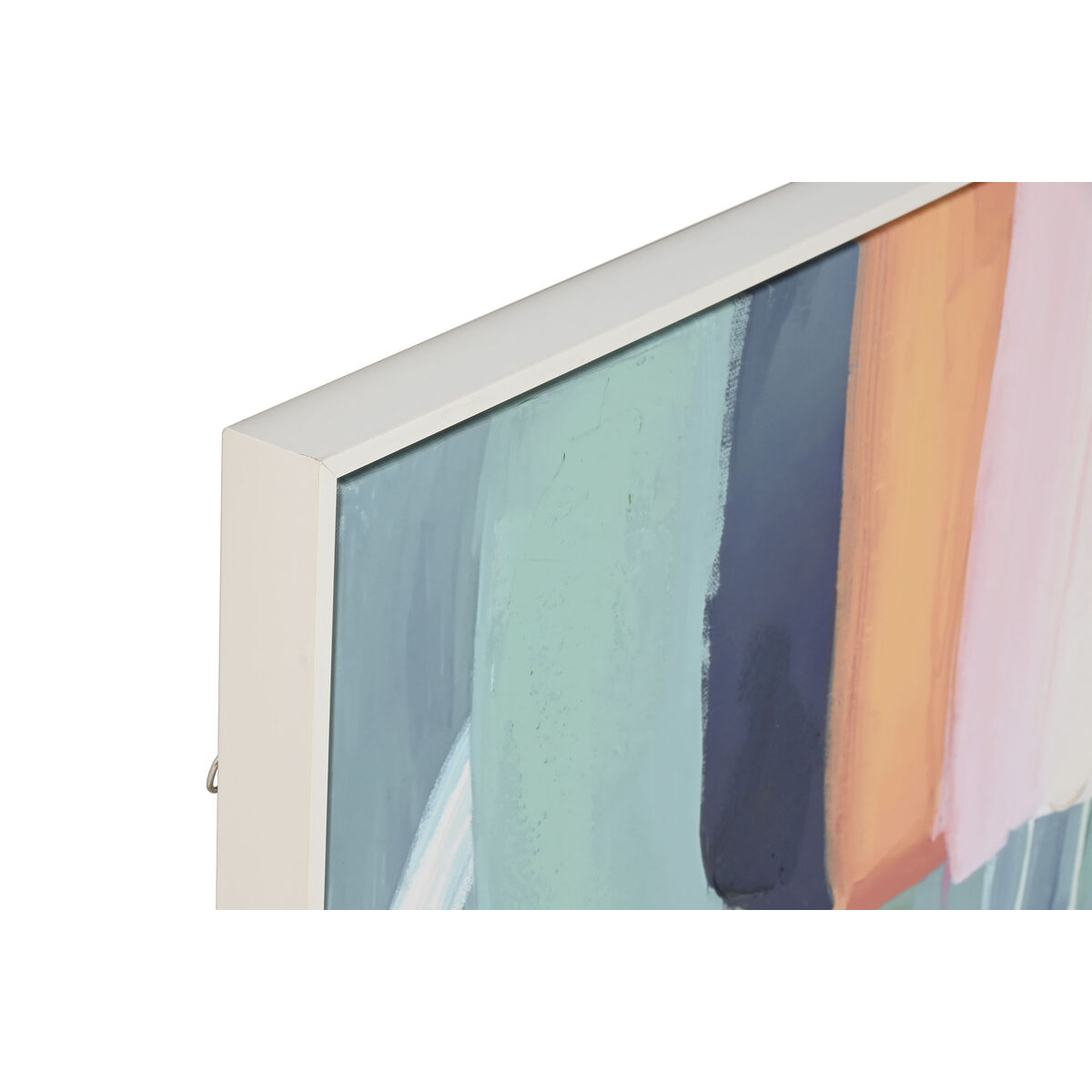 Kanvas Home ESPRIT Vit Turkos Abstrakt Urban 120 x 4 x 90 cm (2 antal) - 2