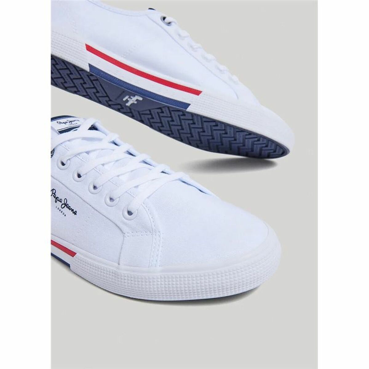Sportskor Casual Herr Pepe Jeans Brady Men Basic Vit - 6