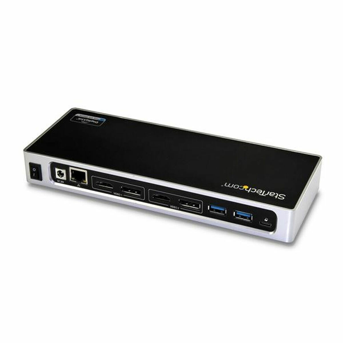 USB-HUB Startech DK30A2DH Svart/Silvrig Silvrig 40 W - 6