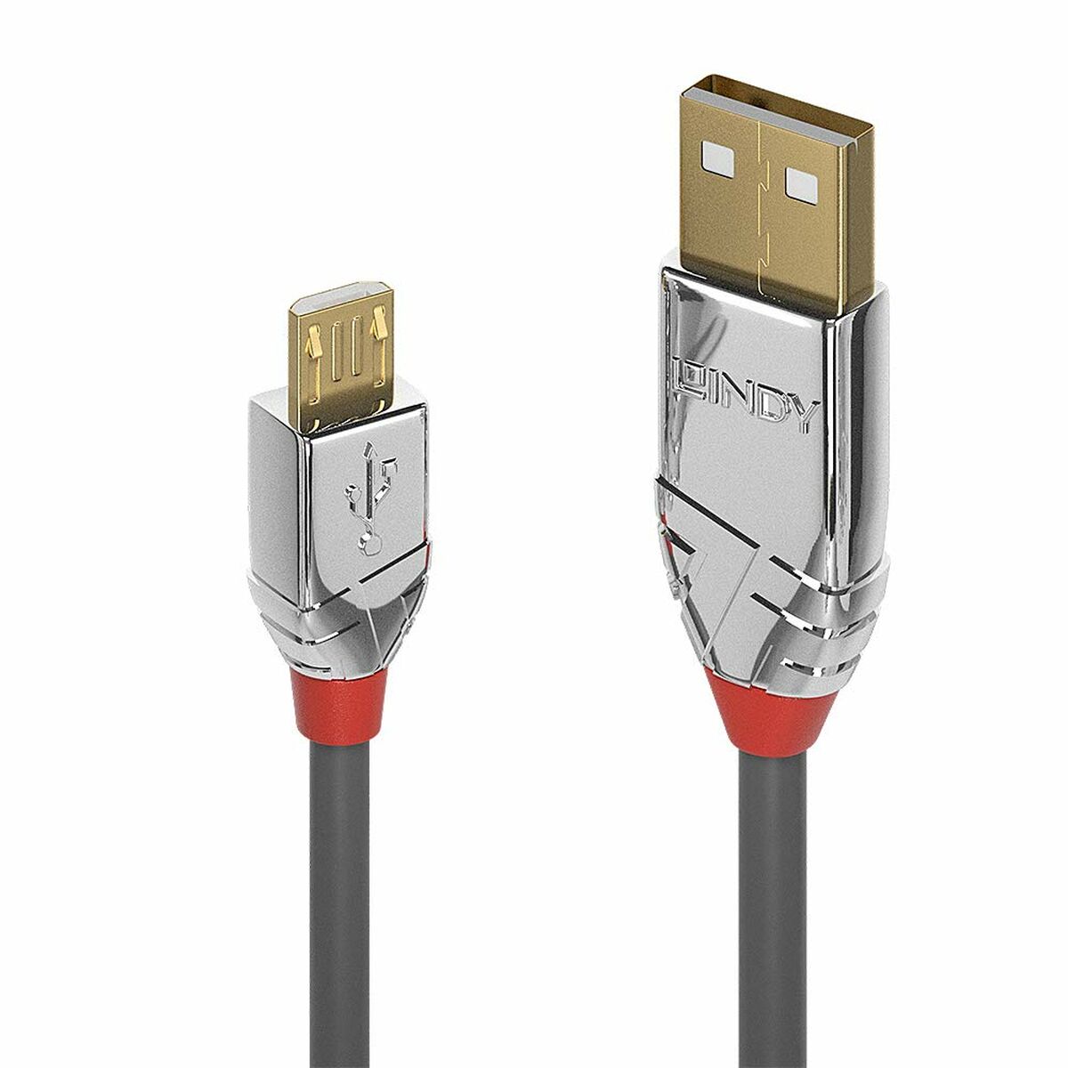 USB 2.0 A till Micro USB B Kabel LINDY 36652 2 m - 2