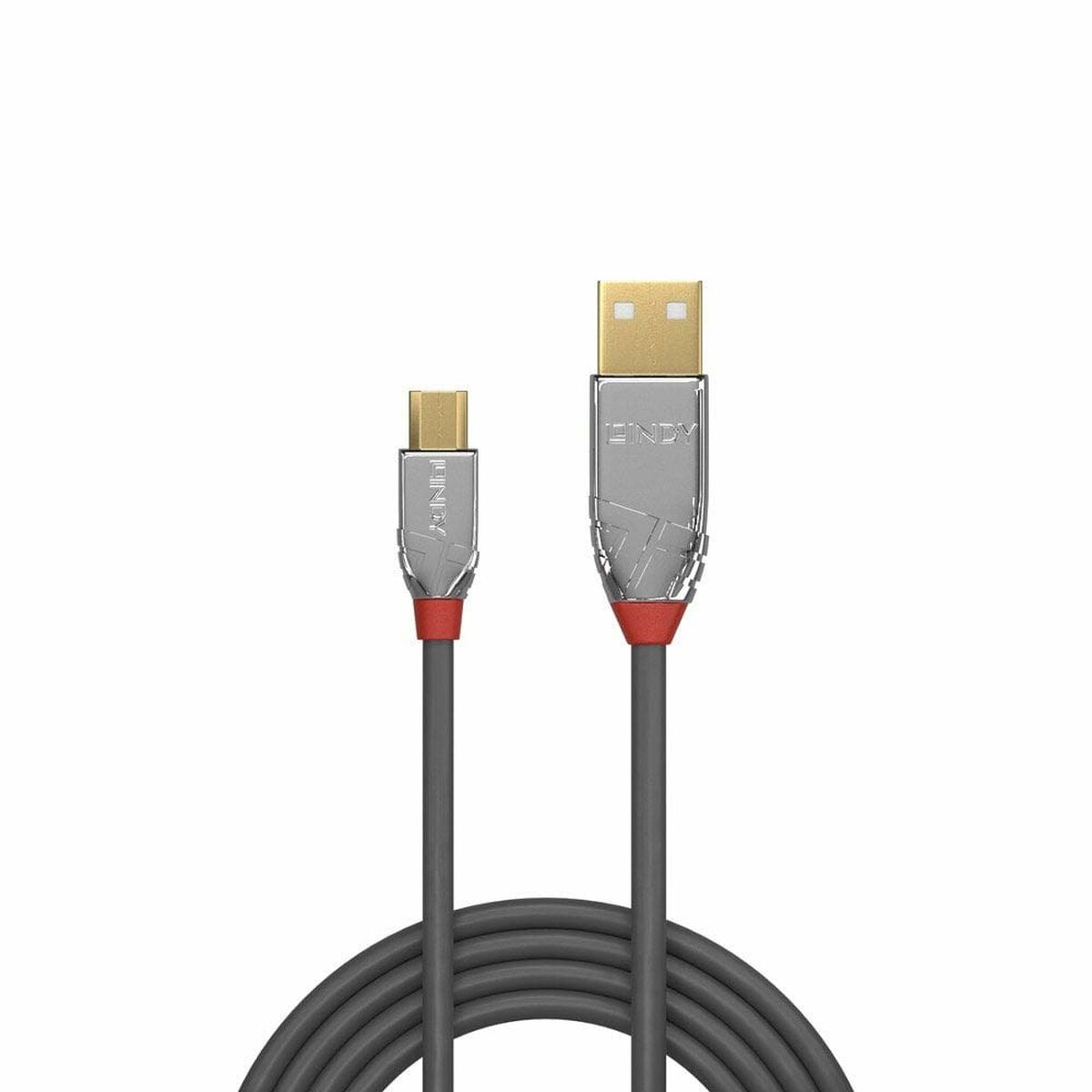 USB 2.0 A till Micro USB B Kabel LINDY 36652 2 m - 5