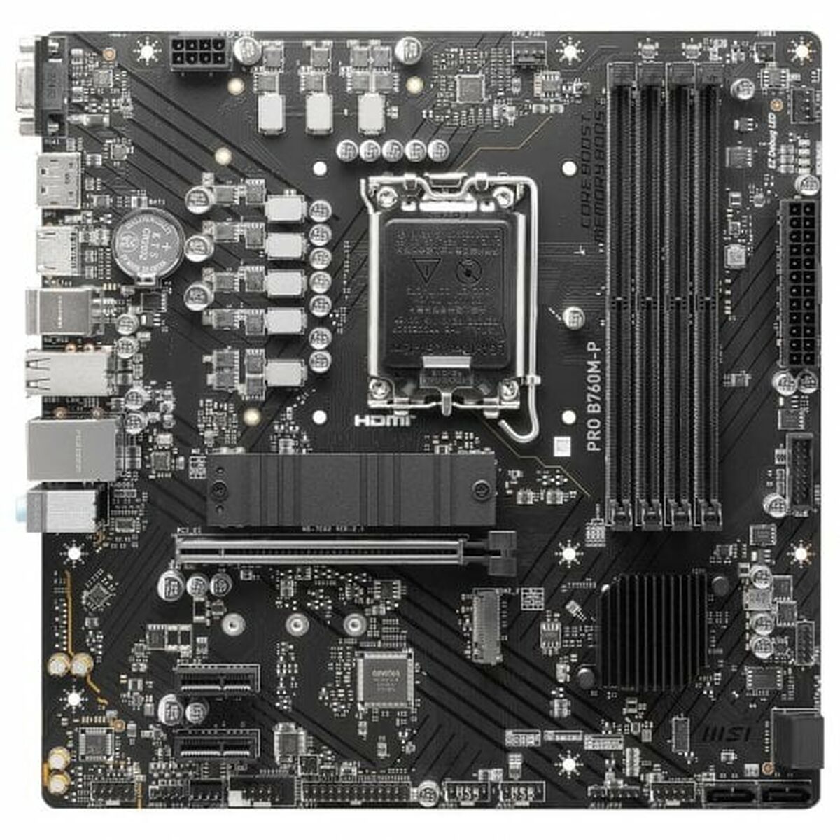 Moderkort MSI PRO B760M-P DDR4 LGA 1700 - 2
