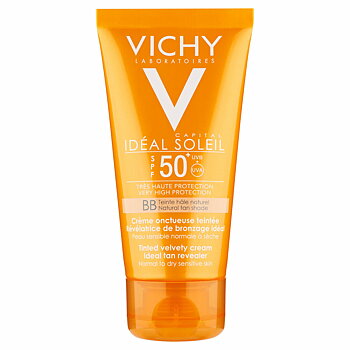 Solskydd med färg Vichy Kräm Spf 50 50 ml