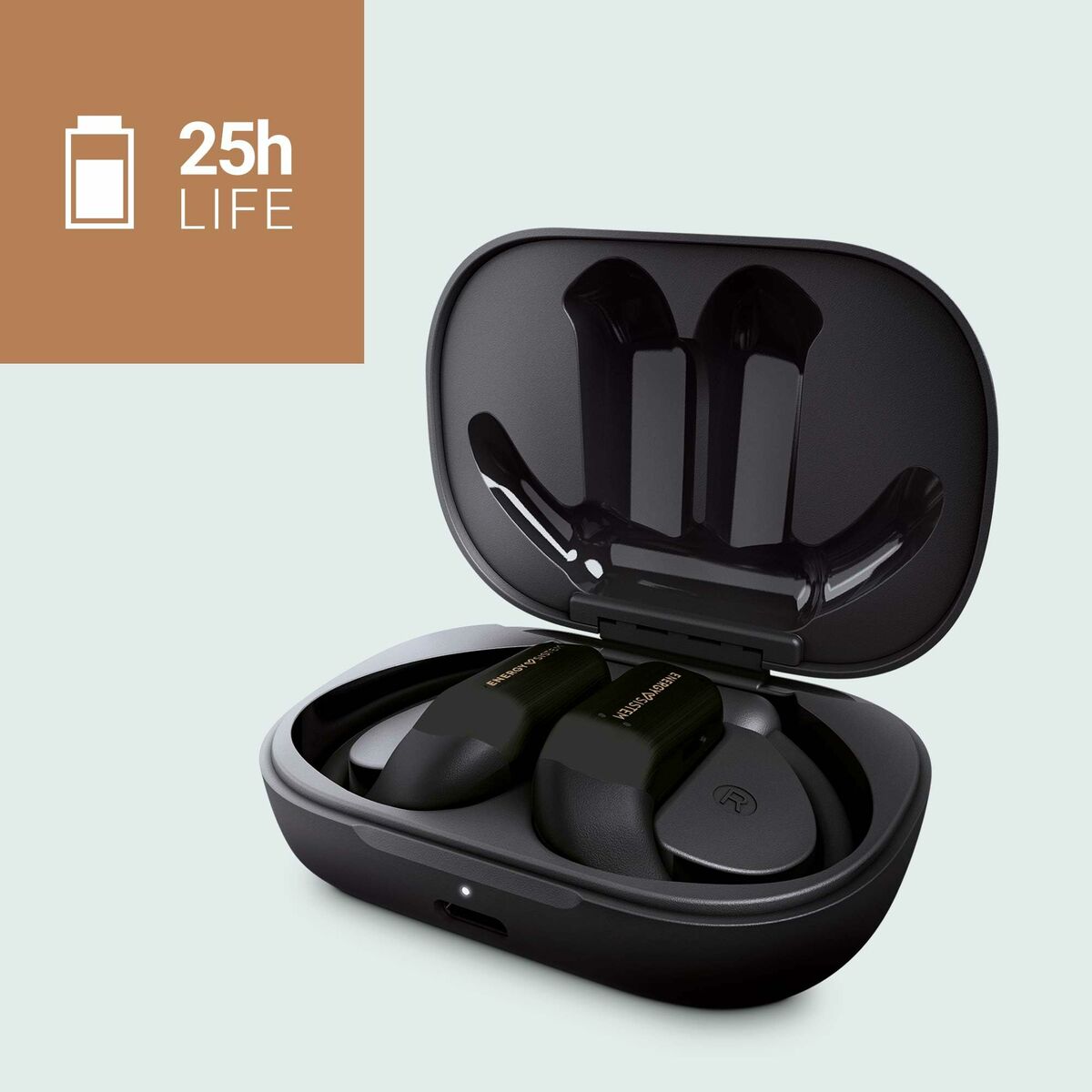 Ear Bluetooth hörlurar Energy Sistem 458820 Svart - 4