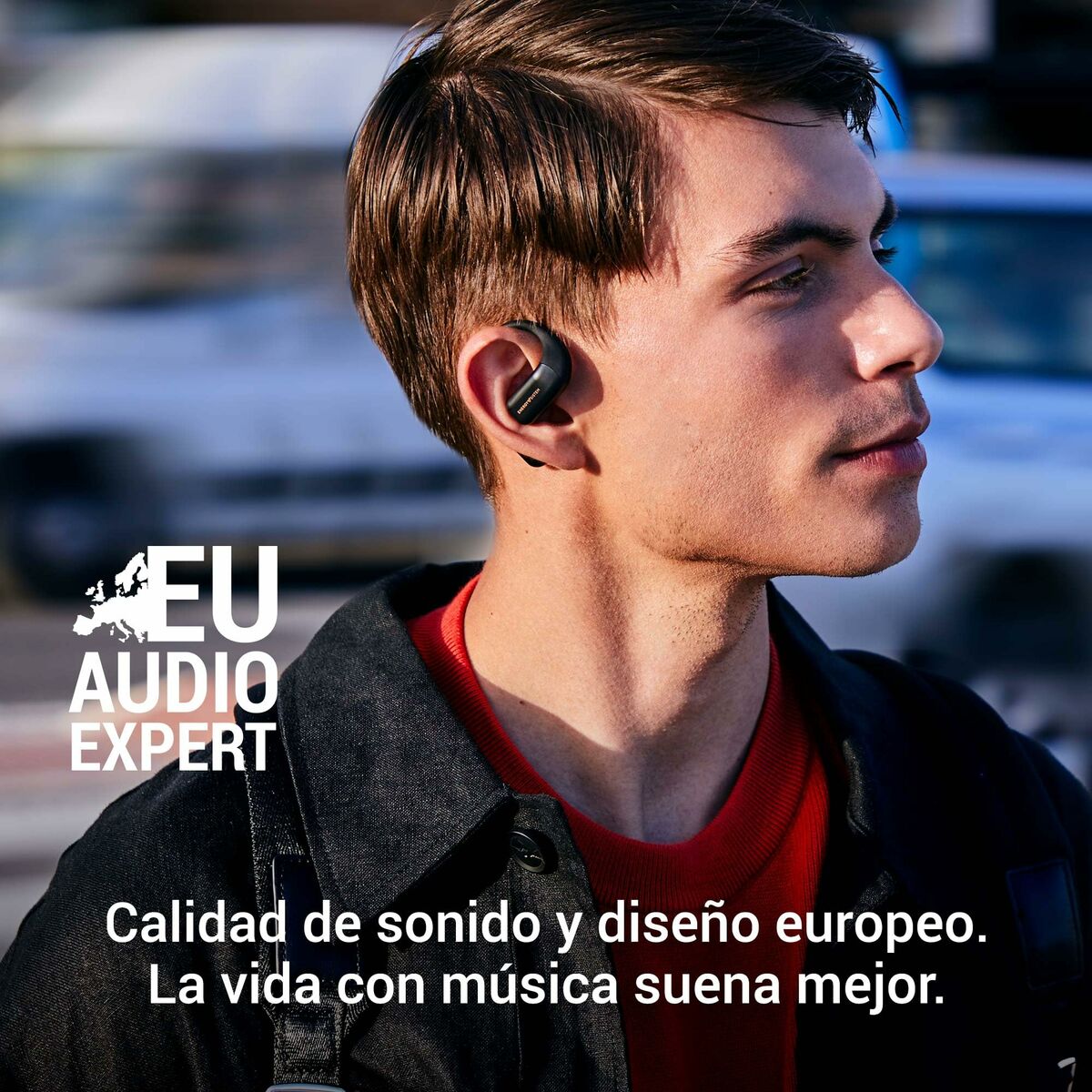 Ear Bluetooth hörlurar Energy Sistem 458820 Svart - 7
