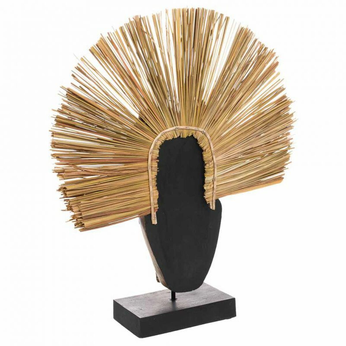 Prydnadsfigur Alexandra House Living Brun Mask 50 x 12 x 38 cm - 4