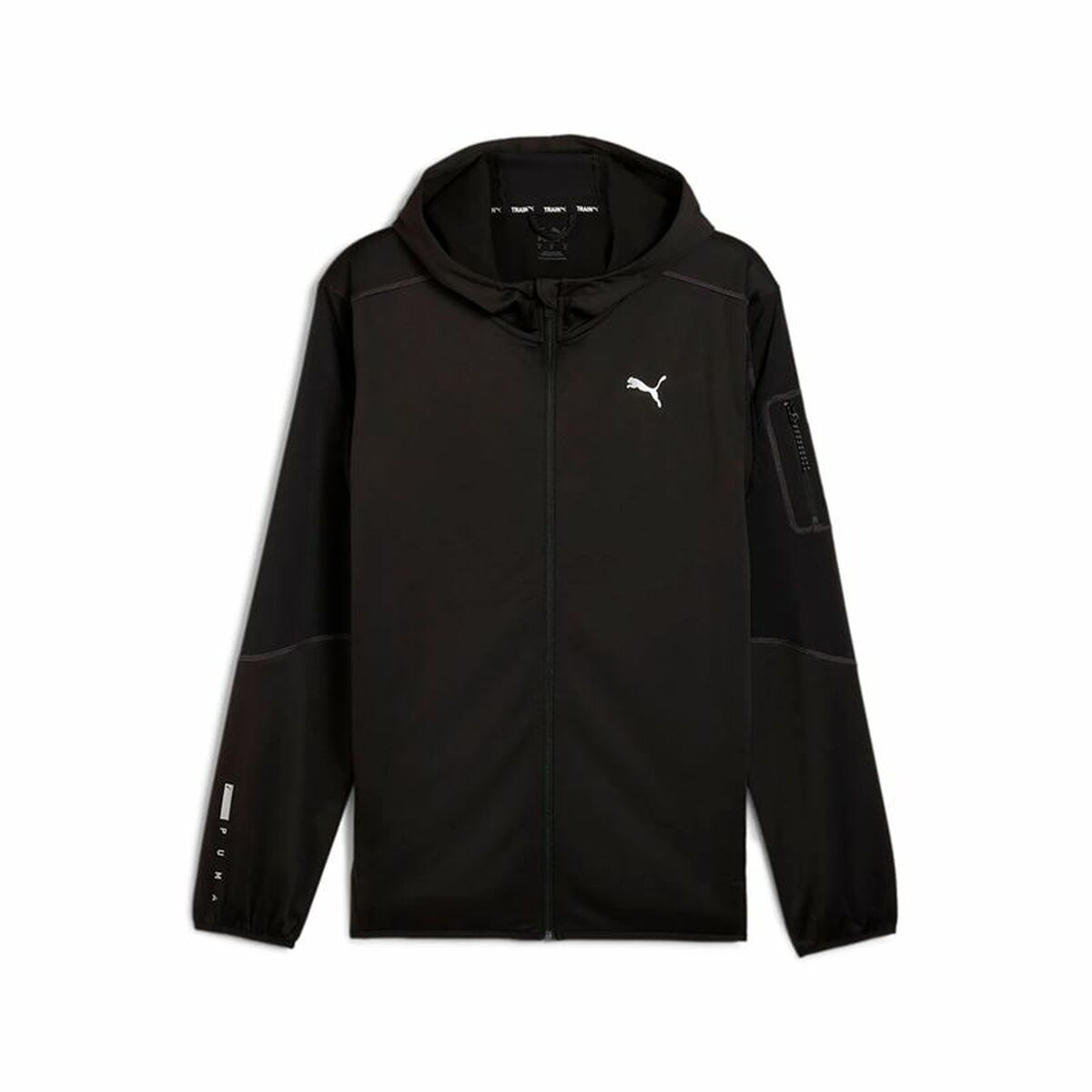 Tröja med huva Herr Puma Flex Panelled Jacket Svart
