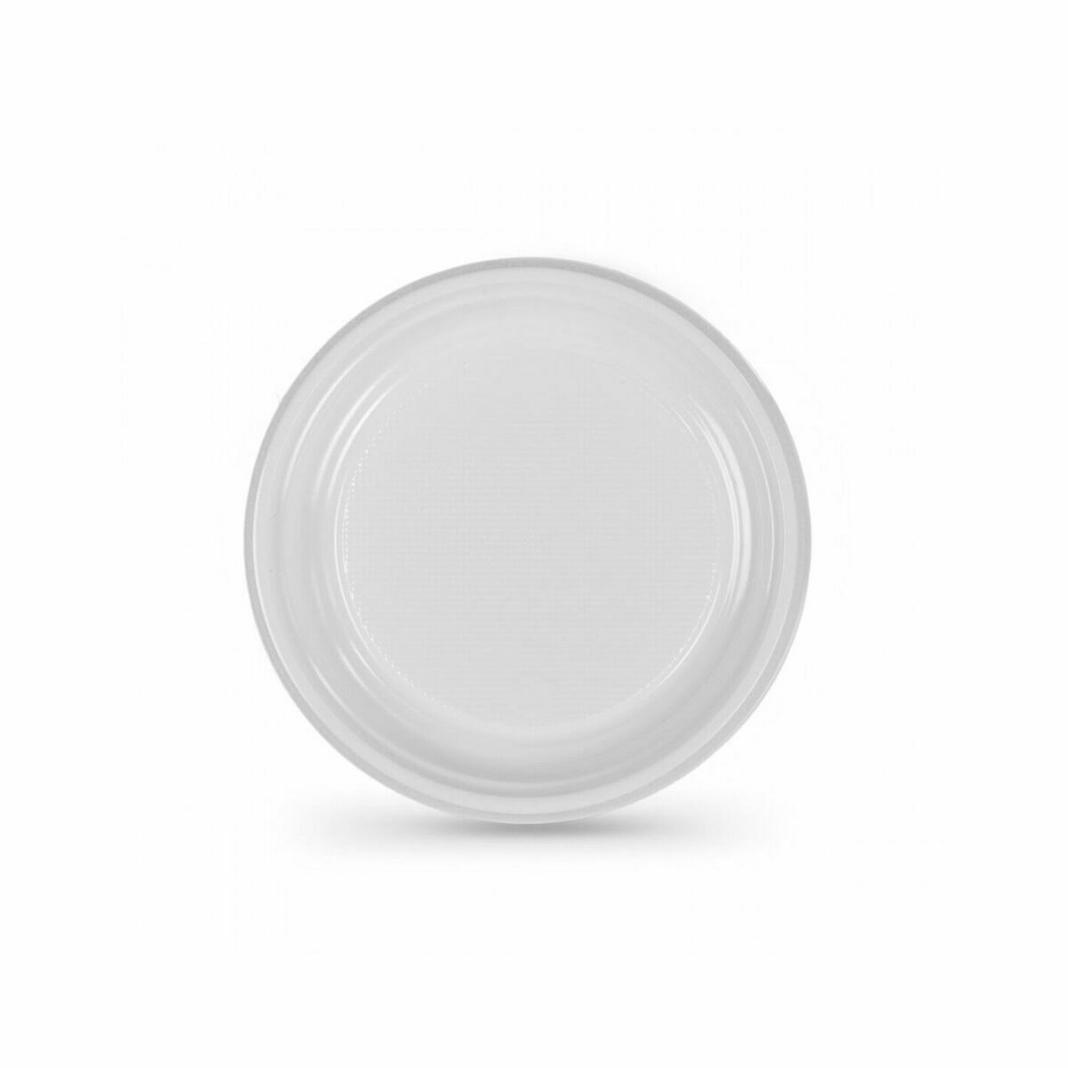 Set med återanvändbara tallrikar Algon Vit Plast 25 x 25 x 2 cm (6 antal) - 2