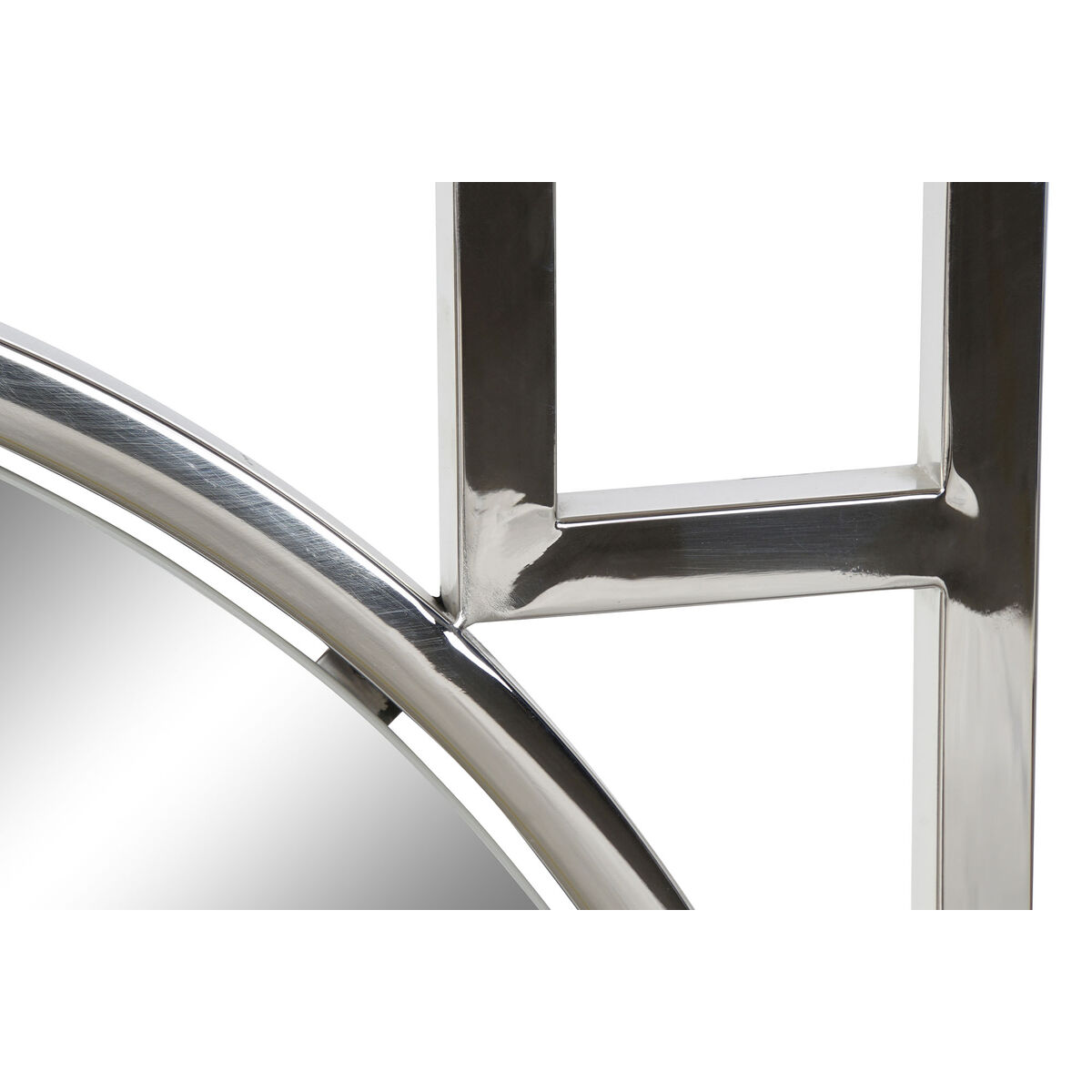 Väggspegel DKD Home Decor Silver Glas Stål (70 x 2 x 70 cm) - 6