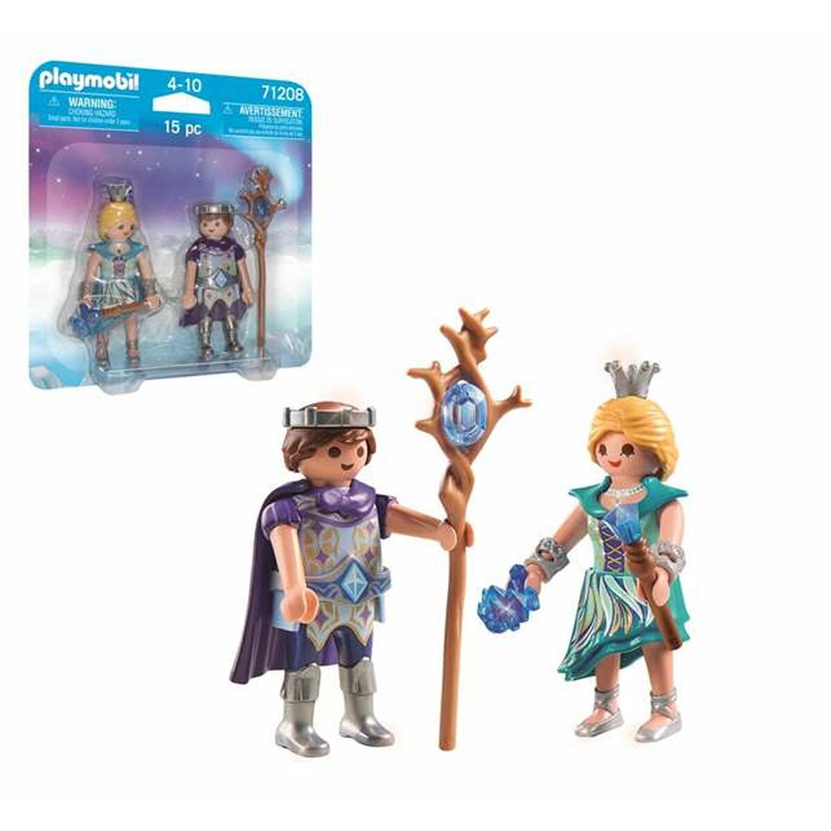 Actionfigurer Playmobil 71208 Prins Prinsessa 15 Delar Duo - 4