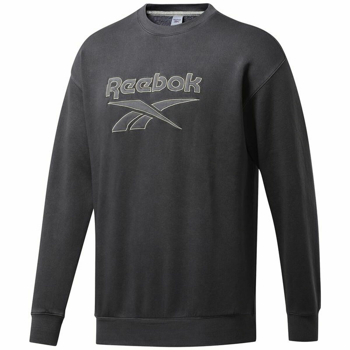 Tröja utan huva Herr Reebok Classics Premium Mörkgrå - 8