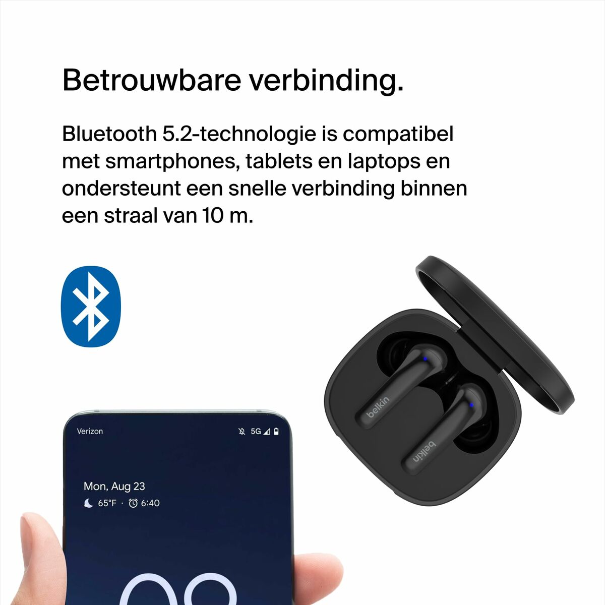 Ear Bluetooth hörlurar Belkin AUC010BTBK Svart - 2