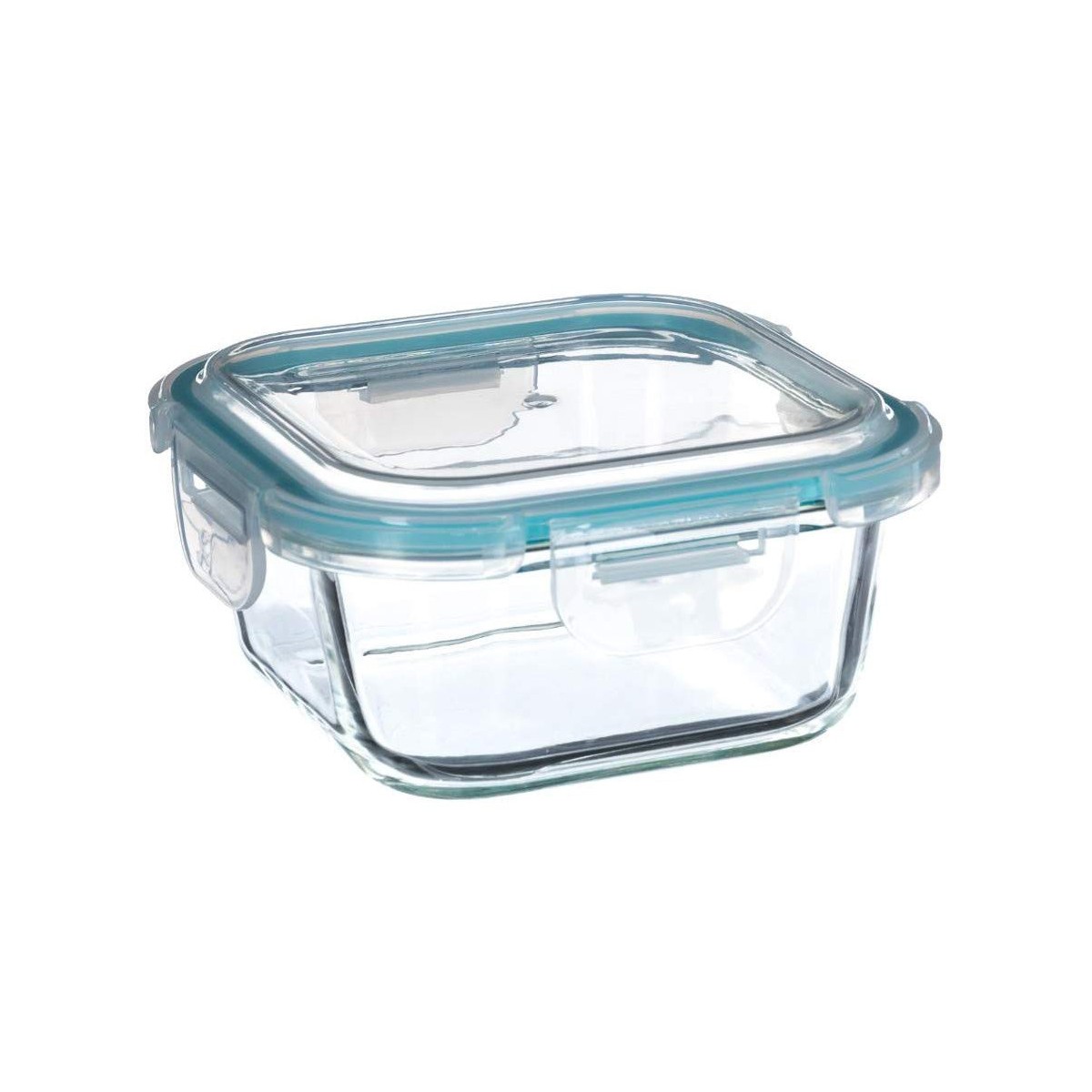 Lunchlåda 5five Simply Smart Blå Transparent Glas 530 ml 13,8 x 13,8 x 6,8 cm - 2
