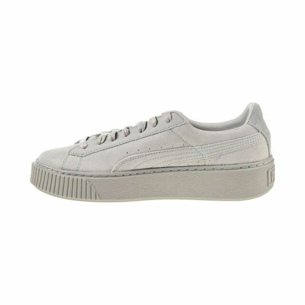 Gymnastiksko, Dam Puma Basket Platform Reset Vit - 8