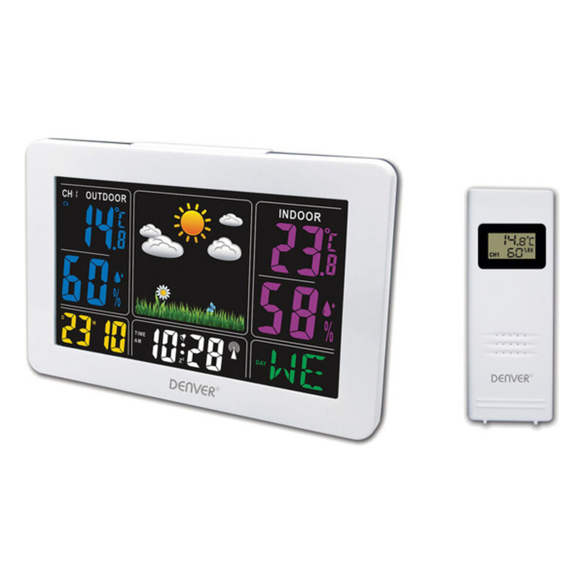 Multifunktionell väderstation Denver Electronics WS540 BLANCA