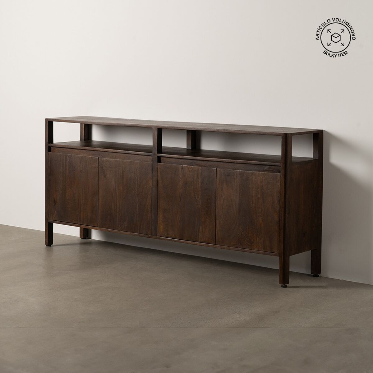 Skänk KURT Brun Mangoträ 190 x 40 x 86 cm - 2