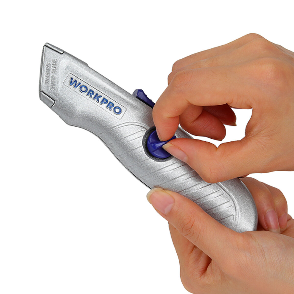 Brytbladskniv Workpro Sk5 Silvrig Aluminium - 3