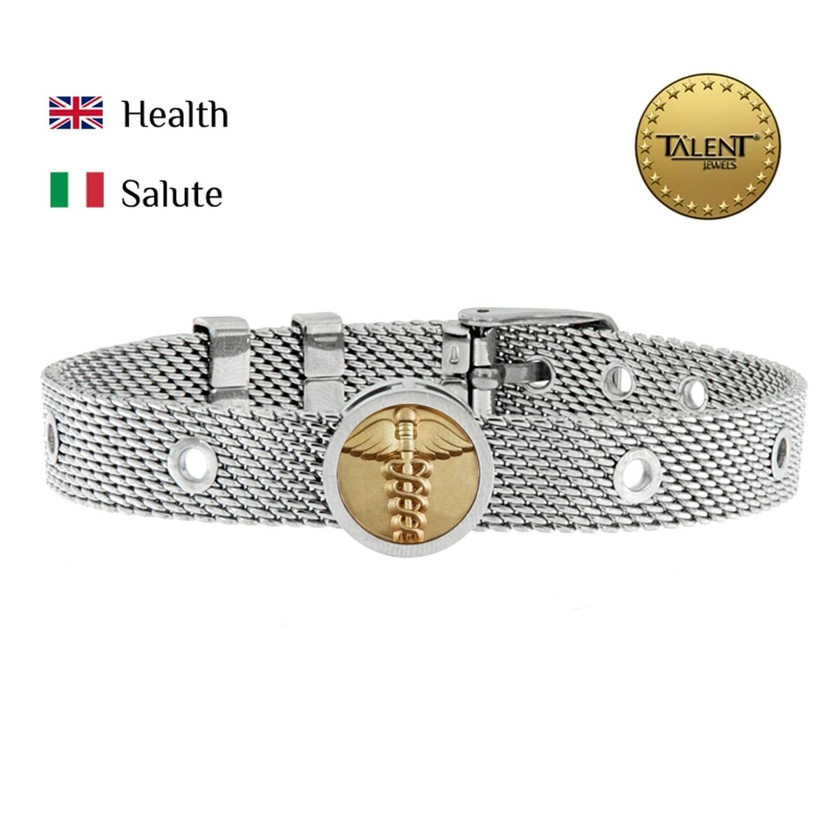 Unisexarmband Health Talent Jewels TJA-2-04-01-1-235 Silvrig - 2