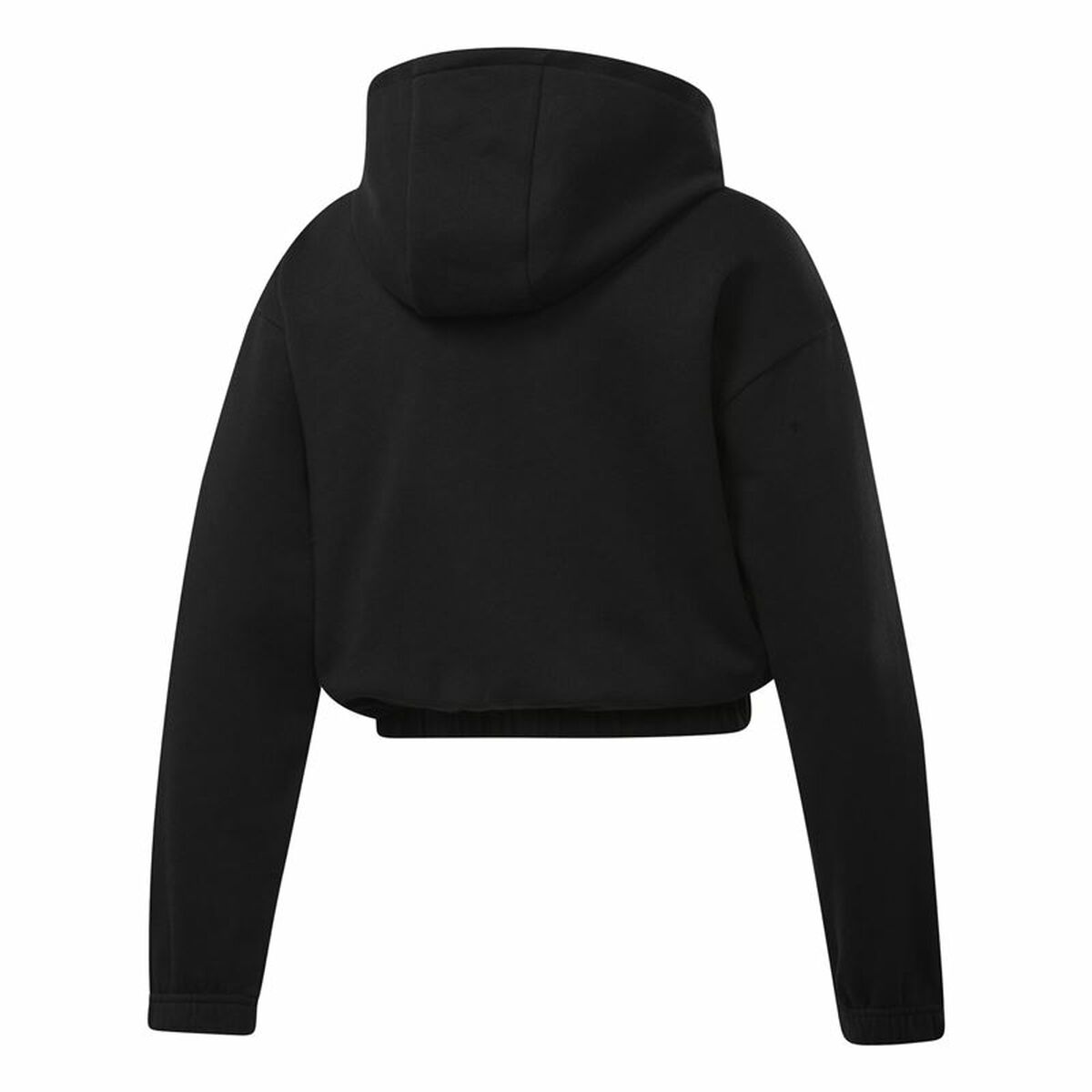 Tröja med huva Dam Reebok Sportswear Cropped Svart - 7