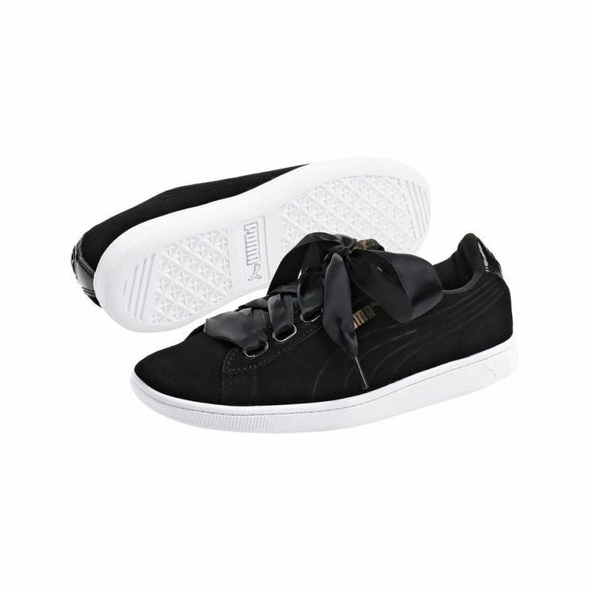 Gymnastiksko, Dam Puma Vikky Ribbon SD  Svart - 4