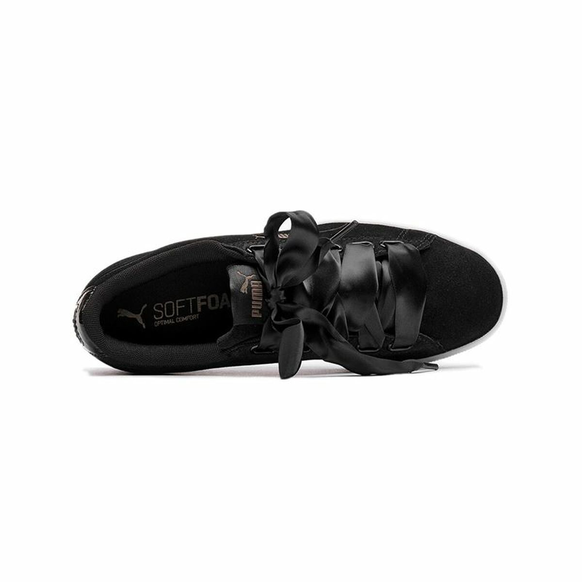 Gymnastiksko, Dam Puma Vikky Ribbon SD  Svart - 13