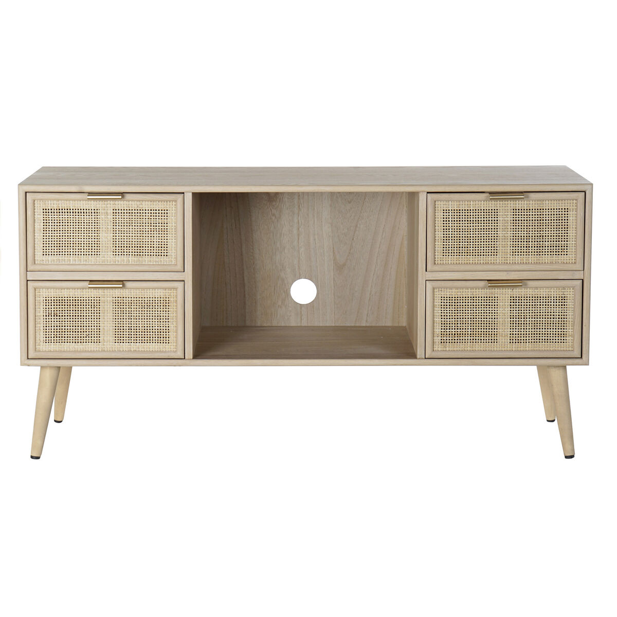 TV-möbler DKD Home Decor Multicolour Naturell Paulowniaträ Trä MDF 120 x 42 x 60 cm - 11